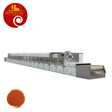 Industrial Tunnel Continuous Spice Grain Nut Tea Leaves Chemical Powder Paper Cardboard Microwave Dryer